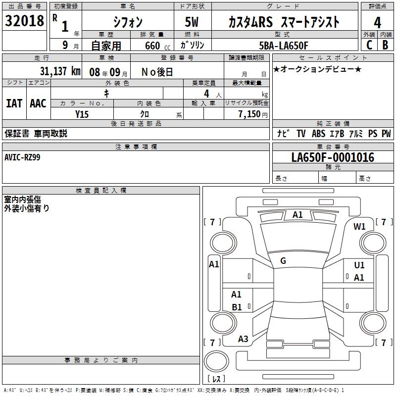 SUBARU CHIFFON