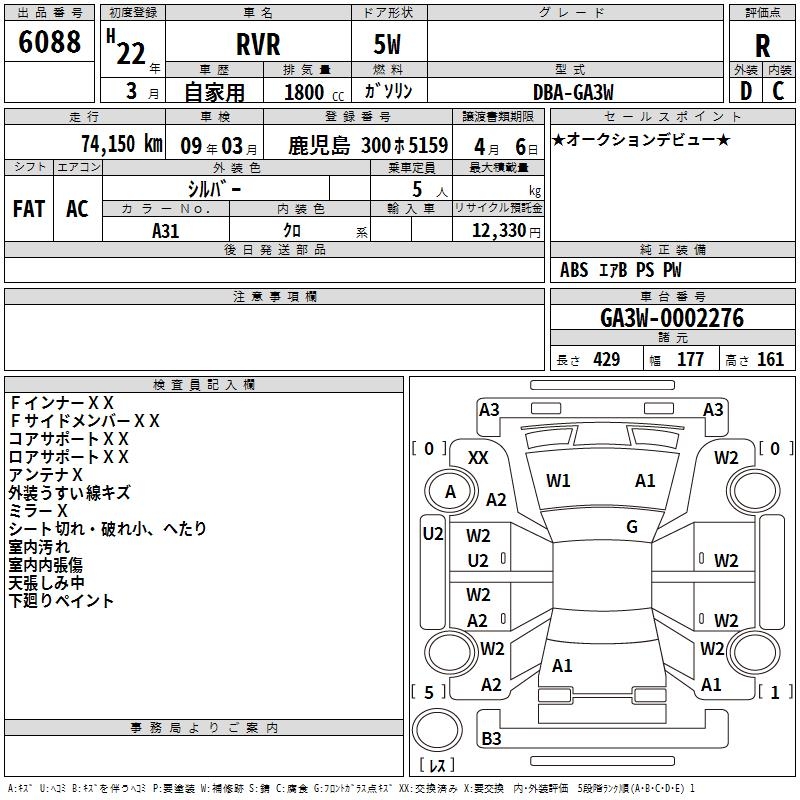MITSUBISHI RVR