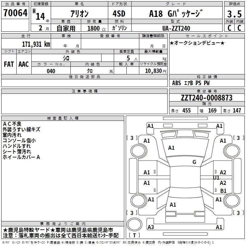 TOYOTA ALLION