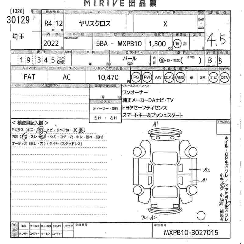 TOYOTA YARIS CROSS