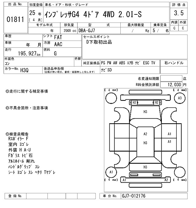 SUBARU IMPREZA