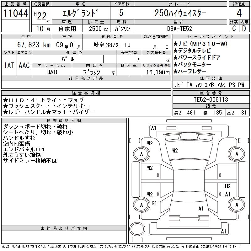 NISSAN ELGRAND