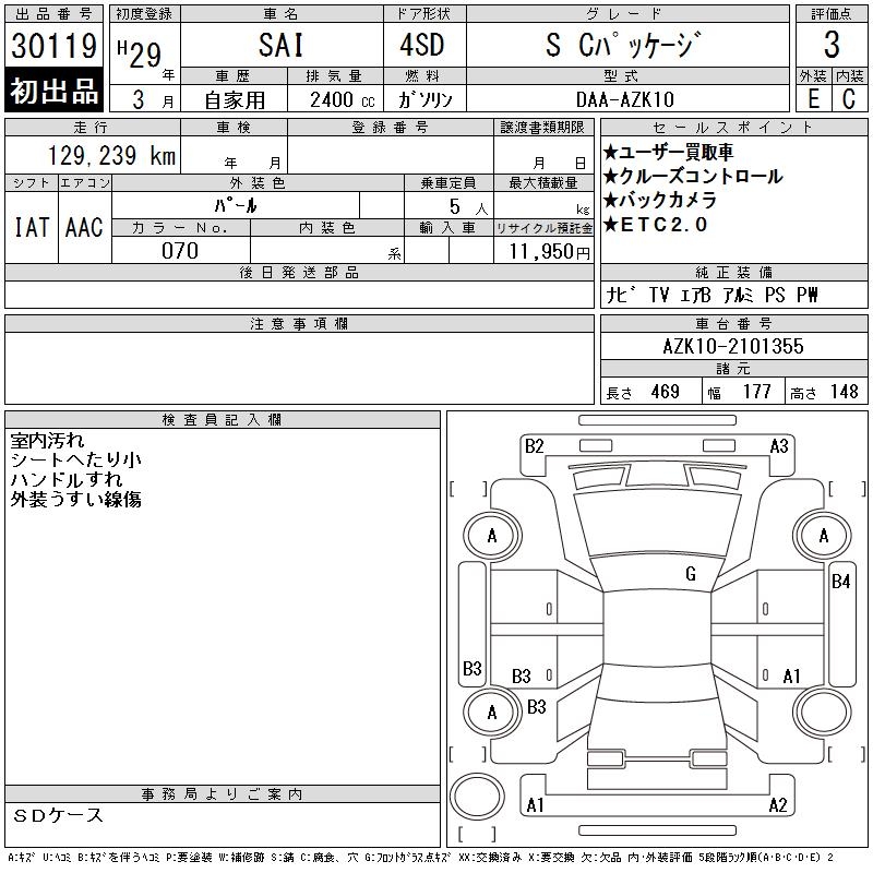 TOYOTA SAI