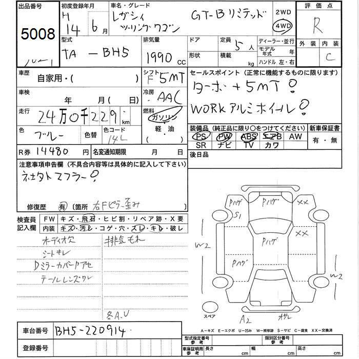 SUBARU LEGACY