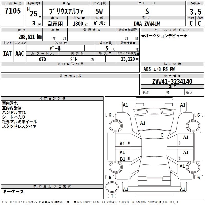 TOYOTA PRIUS ALPHA