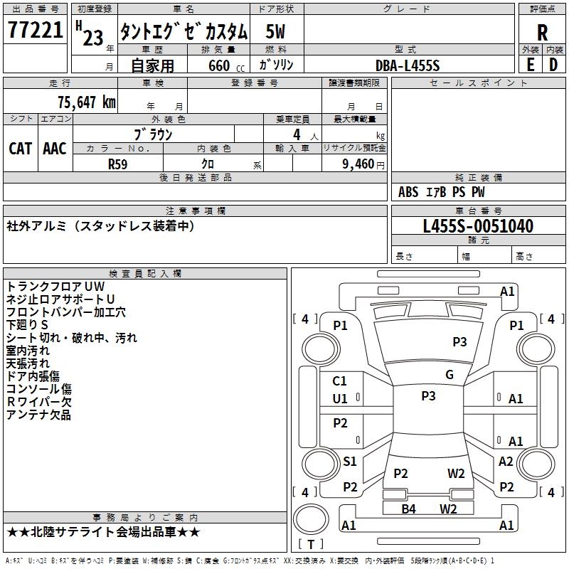 DAIHATSU TANTO EXE