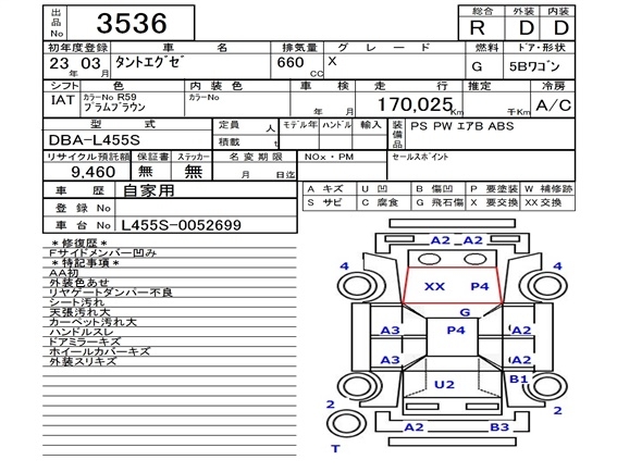 DAIHATSU TANTO EXE