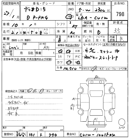 MITSUBISHI DELICA D:5