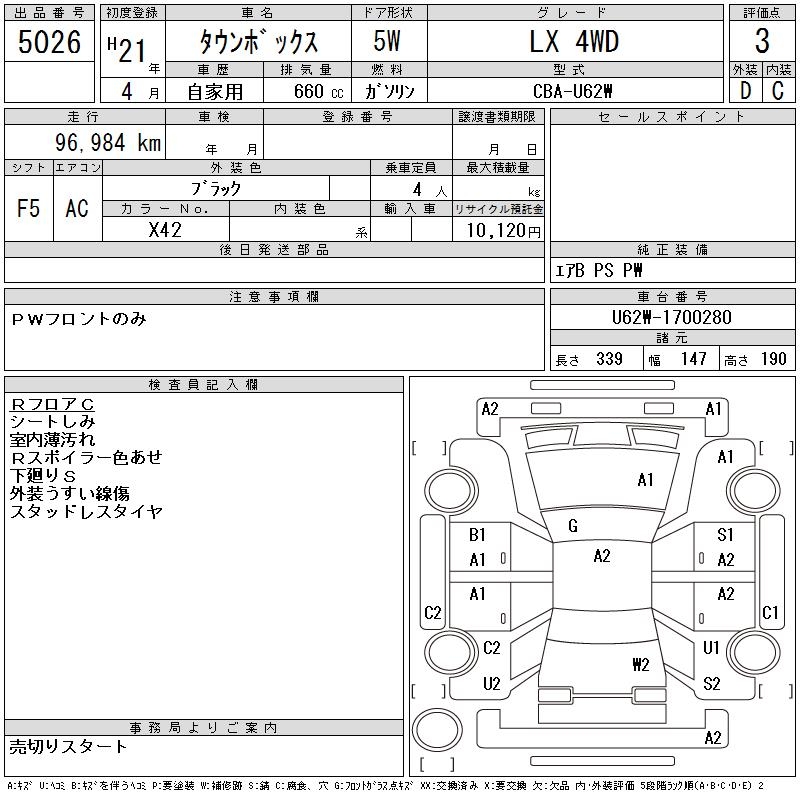 MITSUBISHI TOWN BOX