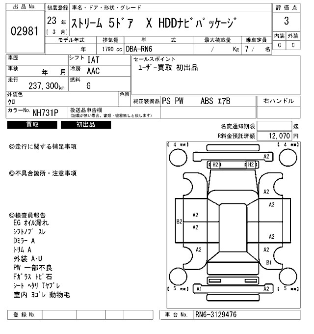 HONDA STREAM