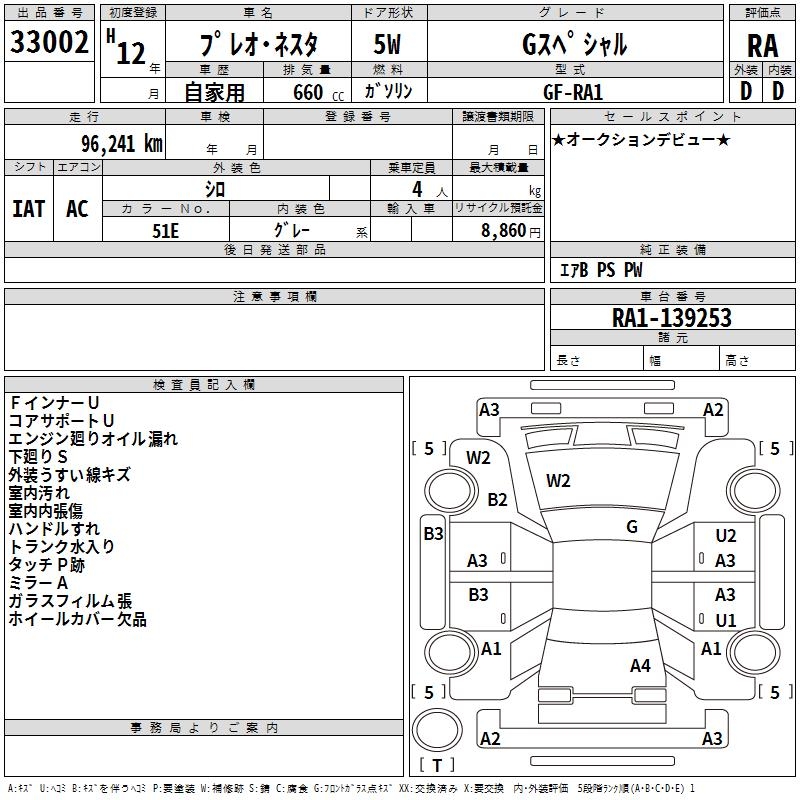 SUBARU PLEO
