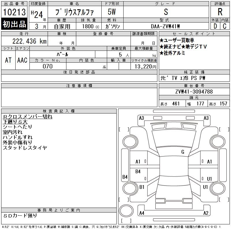 TOYOTA PRIUS ALPHA