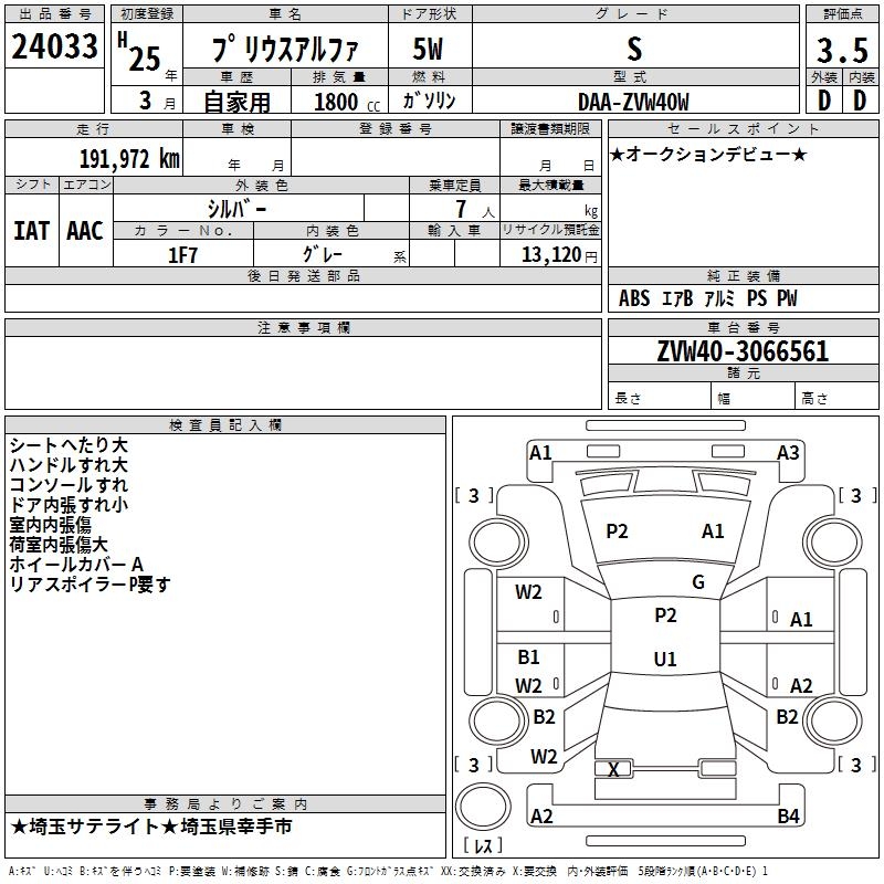 TOYOTA PRIUS ALPHA