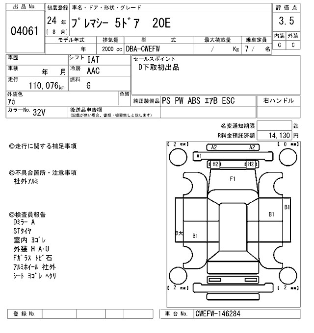 MAZDA PREMACY