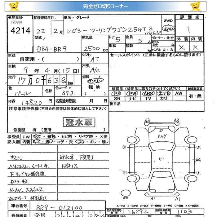 SUBARU LEGACY