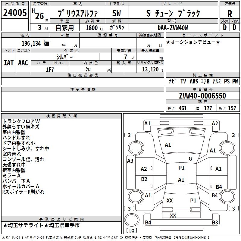 TOYOTA PRIUS ALPHA