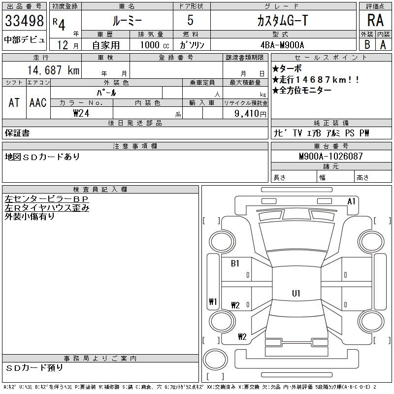 TOYOTA ROOMY