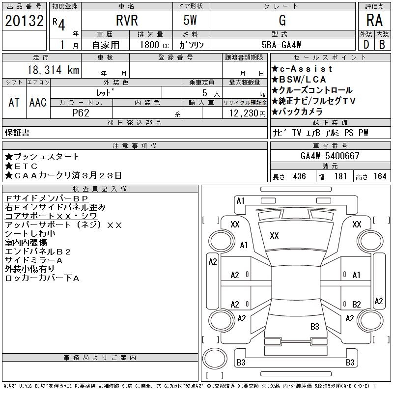 MITSUBISHI RVR