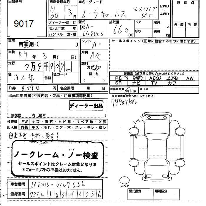 DAIHATSU MOVE CANBUS