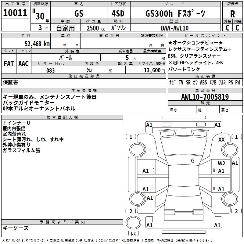 LEXUS GS300H