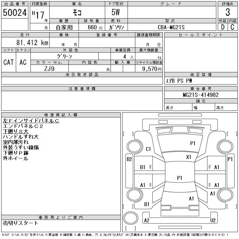 NISSAN MOCO