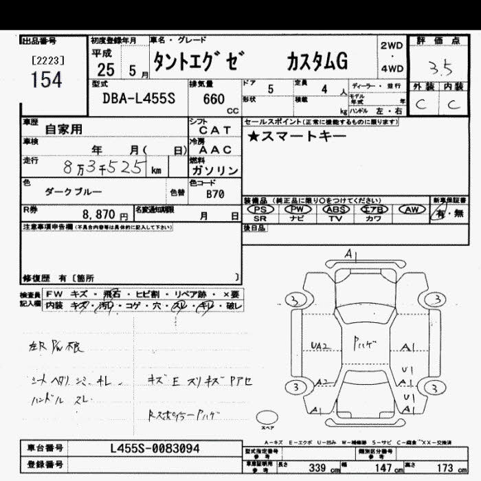 DAIHATSU TANTO EXE