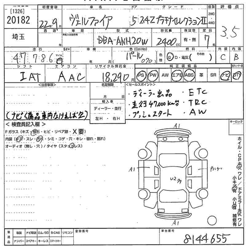 TOYOTA VELLFIRE