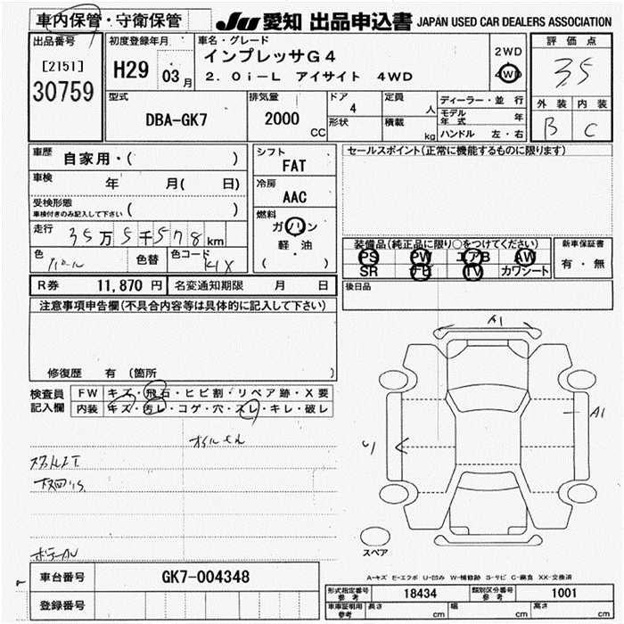 SUBARU IMPREZA