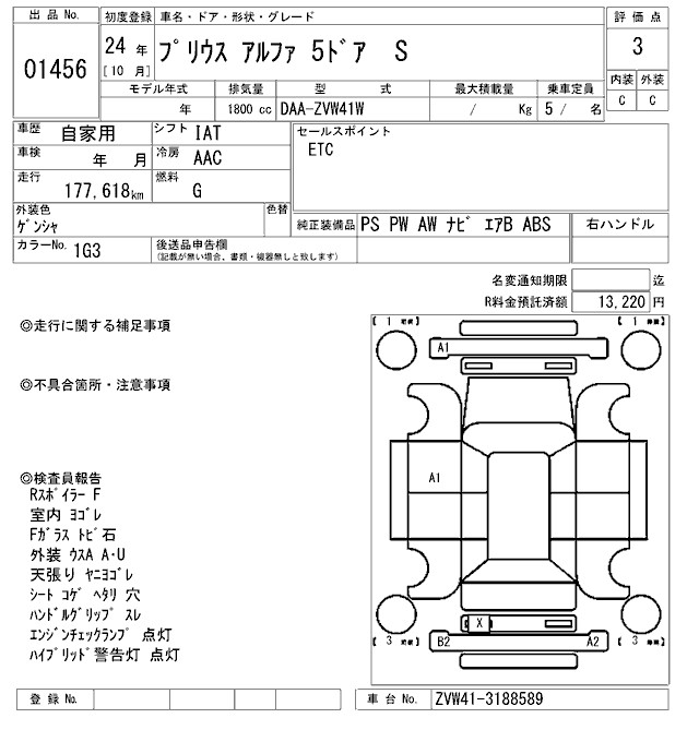 TOYOTA PRIUS ALPHA