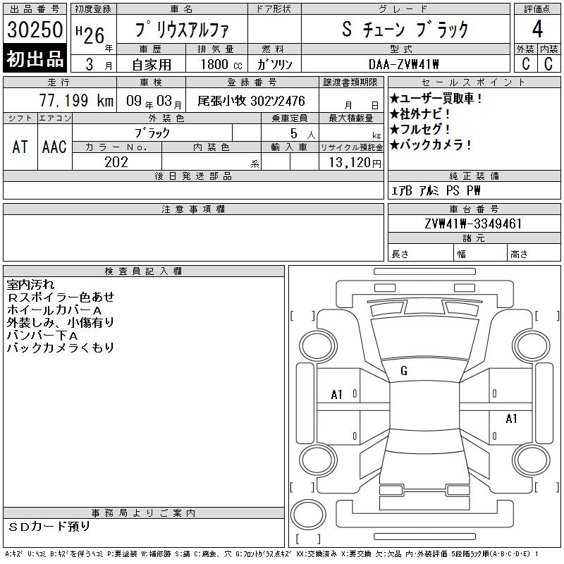 TOYOTA PRIUS ALPHA