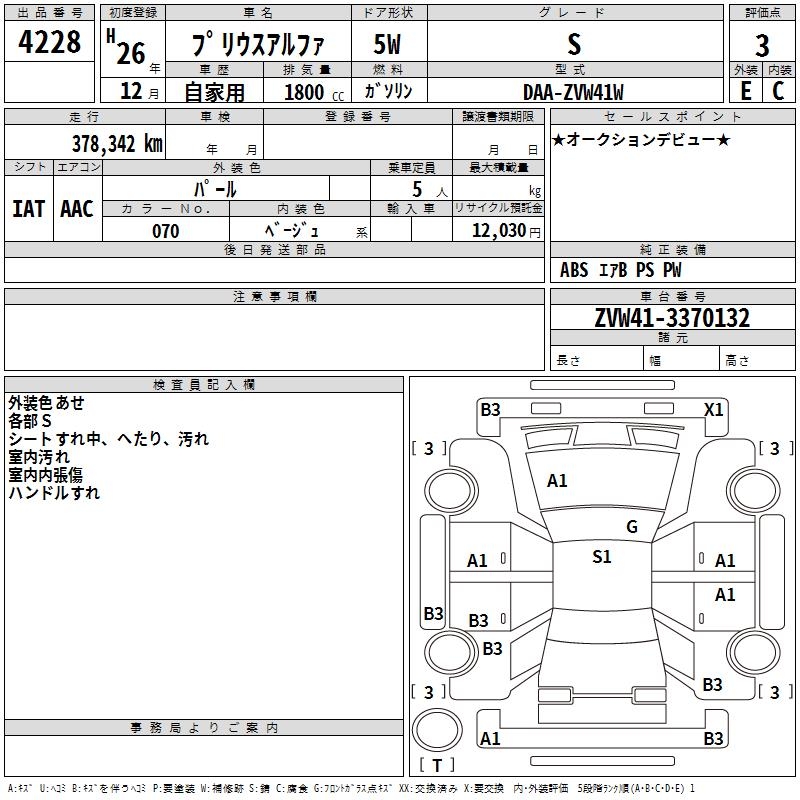 TOYOTA PRIUS ALPHA
