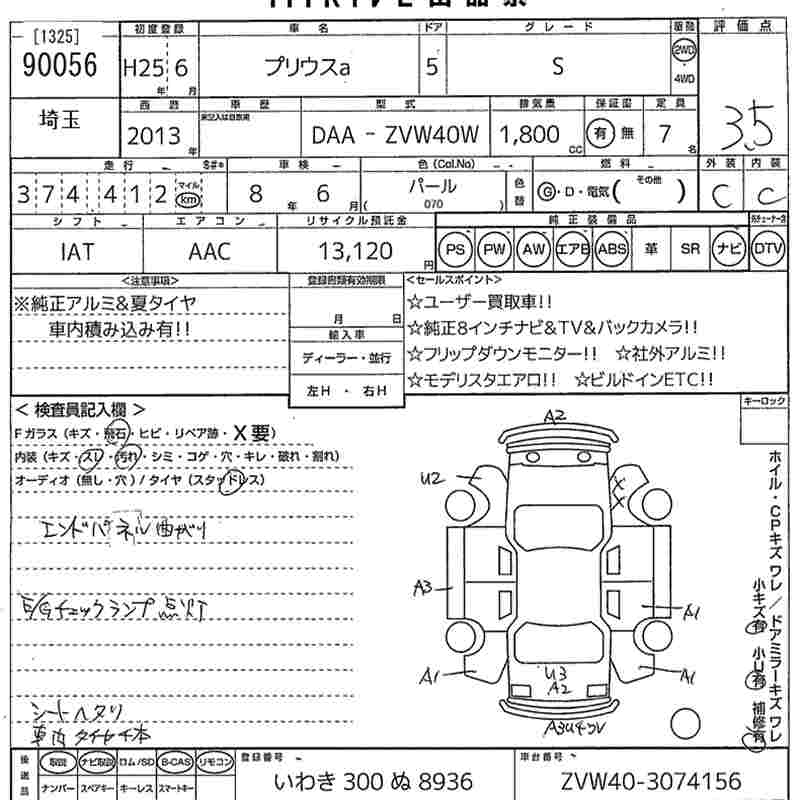 TOYOTA PRIUS ALPHA