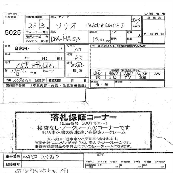 SUZUKI SOLIO