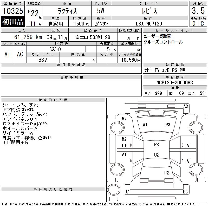 TOYOTA RACTIS