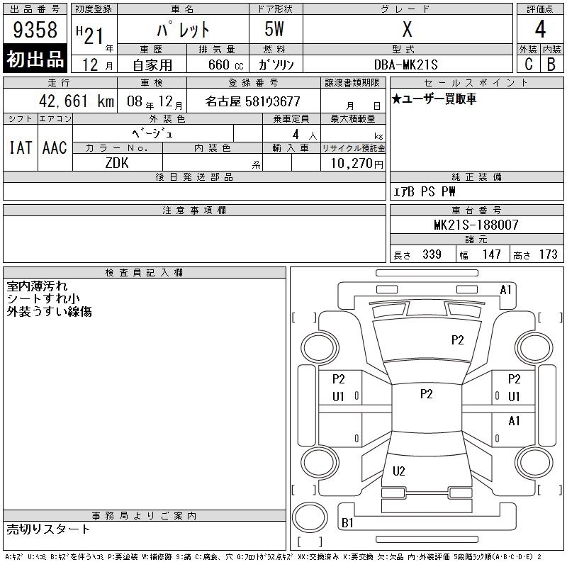SUZUKI PALETTE