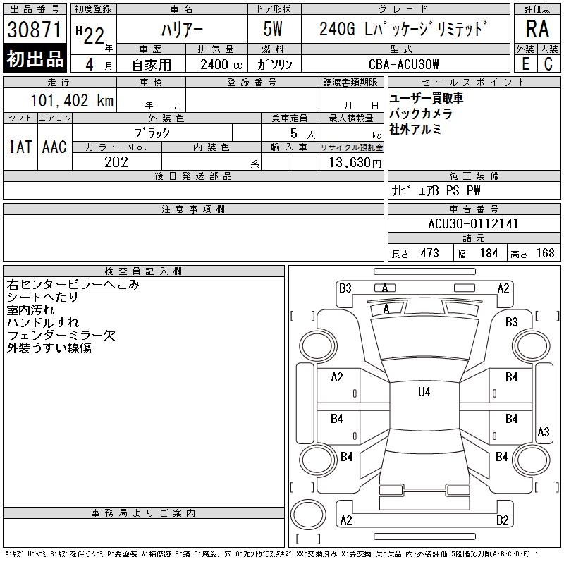 TOYOTA HARRIER
