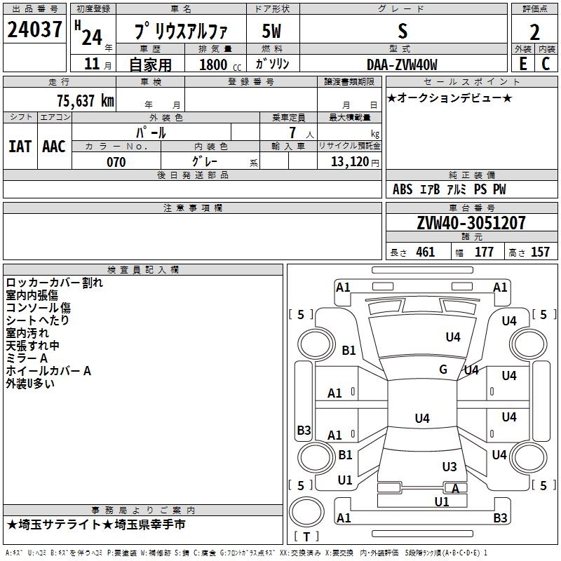 TOYOTA PRIUS ALPHA