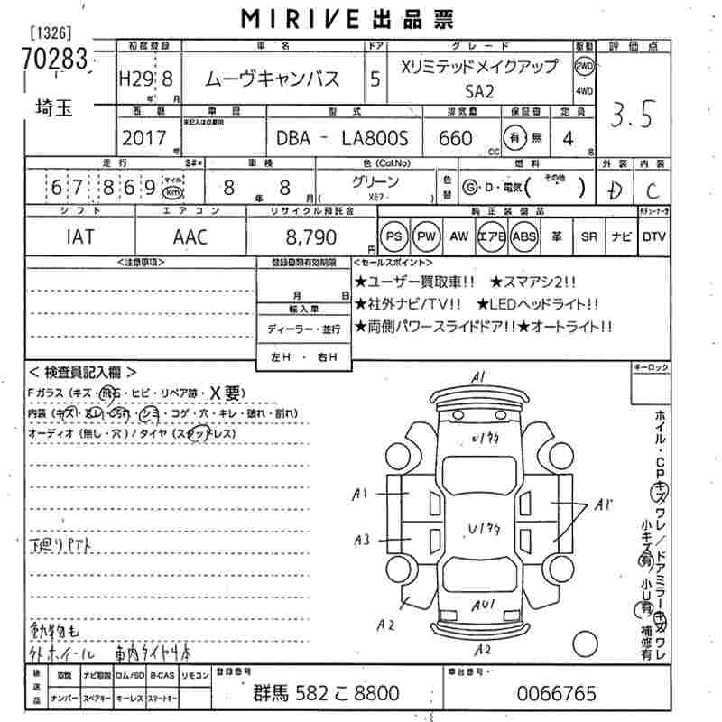 DAIHATSU MOVE CANBUS