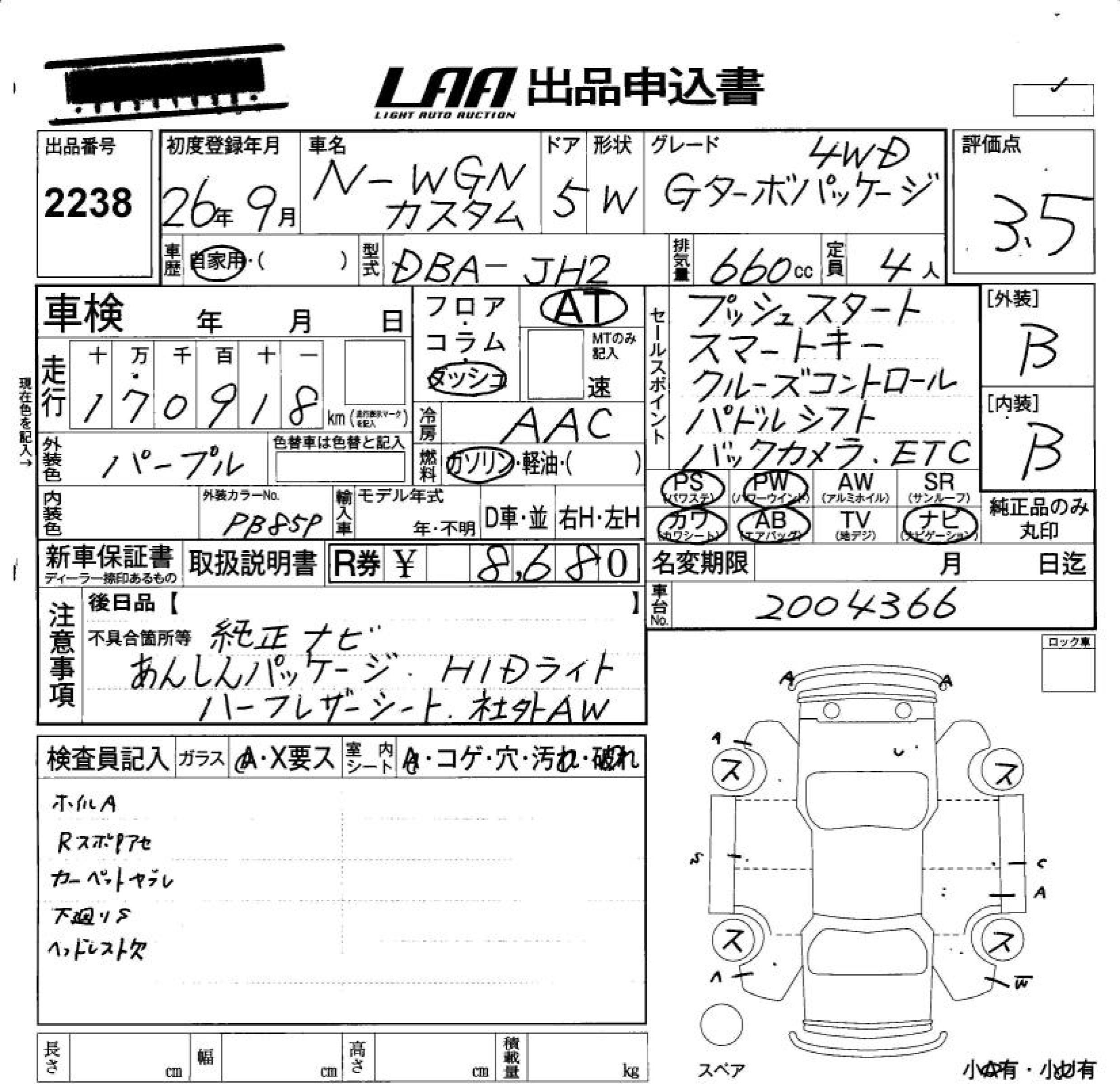 HONDA N-WGN