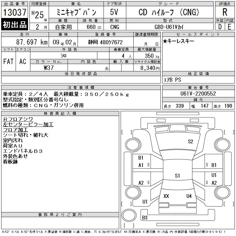 MITSUBISHI MINICAB