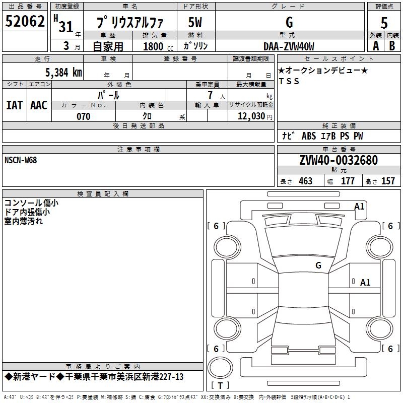 TOYOTA PRIUS ALPHA