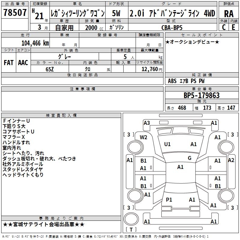 SUBARU LEGACY