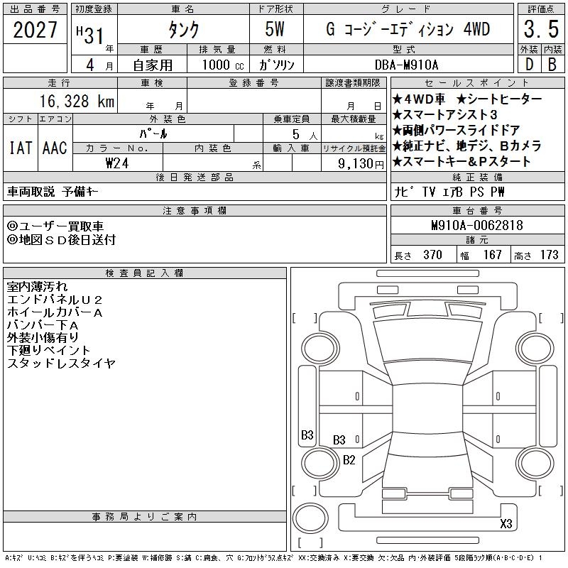 TOYOTA TANK