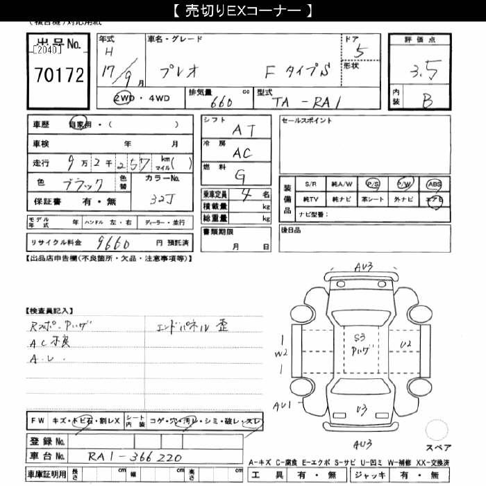 SUBARU PLEO
