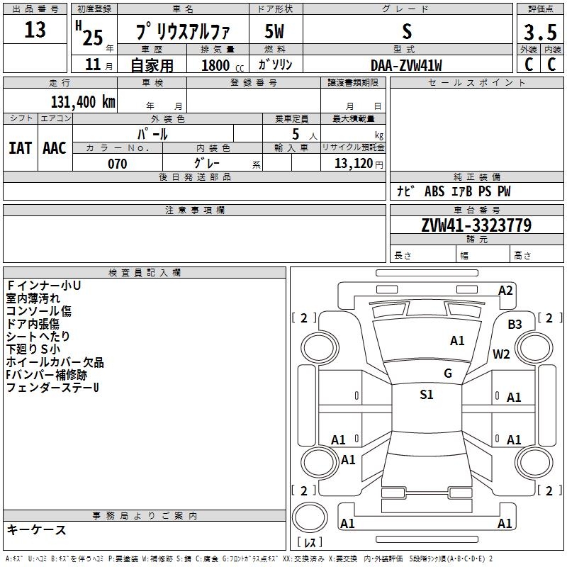TOYOTA PRIUS ALPHA