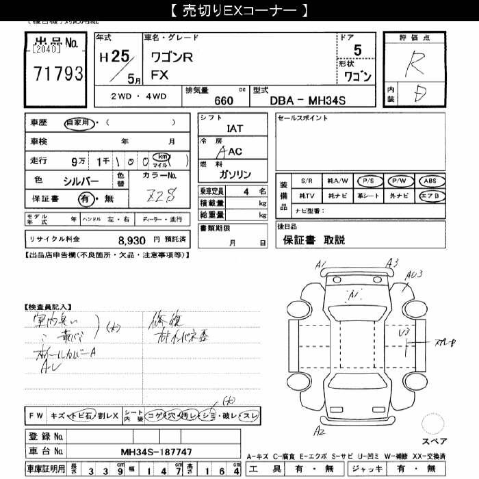 SUZUKI WAGON R