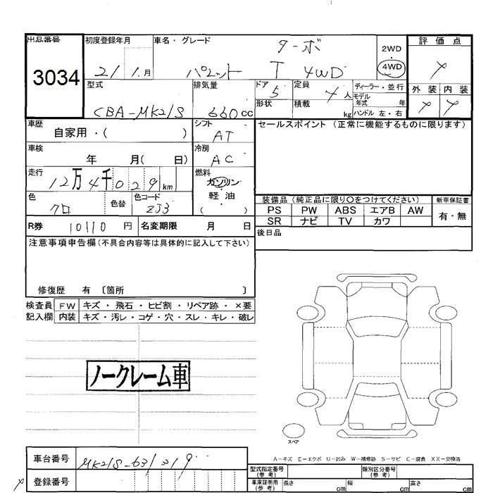 SUZUKI PALETTE