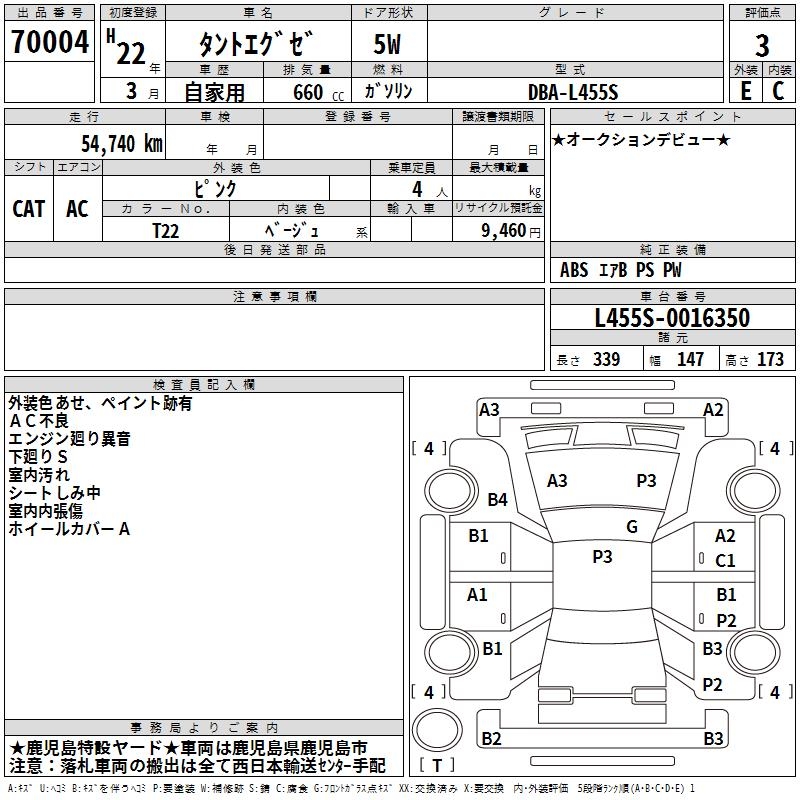 DAIHATSU TANTO EXE