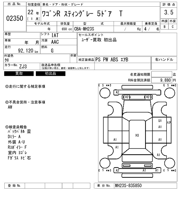 SUZUKI WAGON R