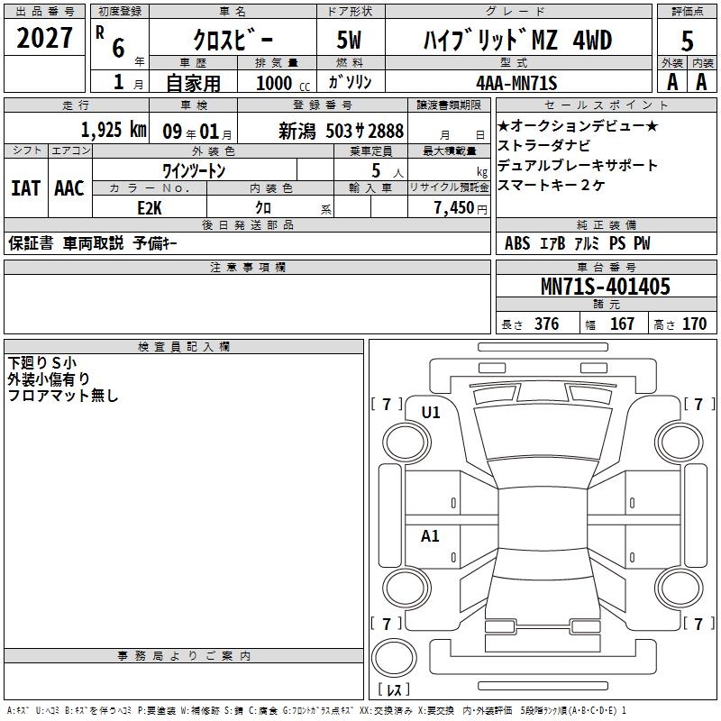SUZUKI XBEE